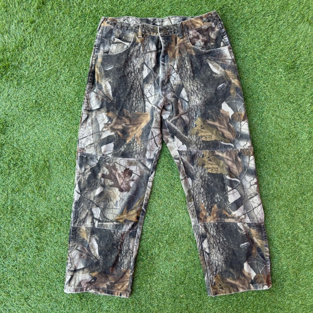 Vintage Wrangler Authentic‎ Jeans Mens 35x27 Camo Hunting Outdoors Casual Pants